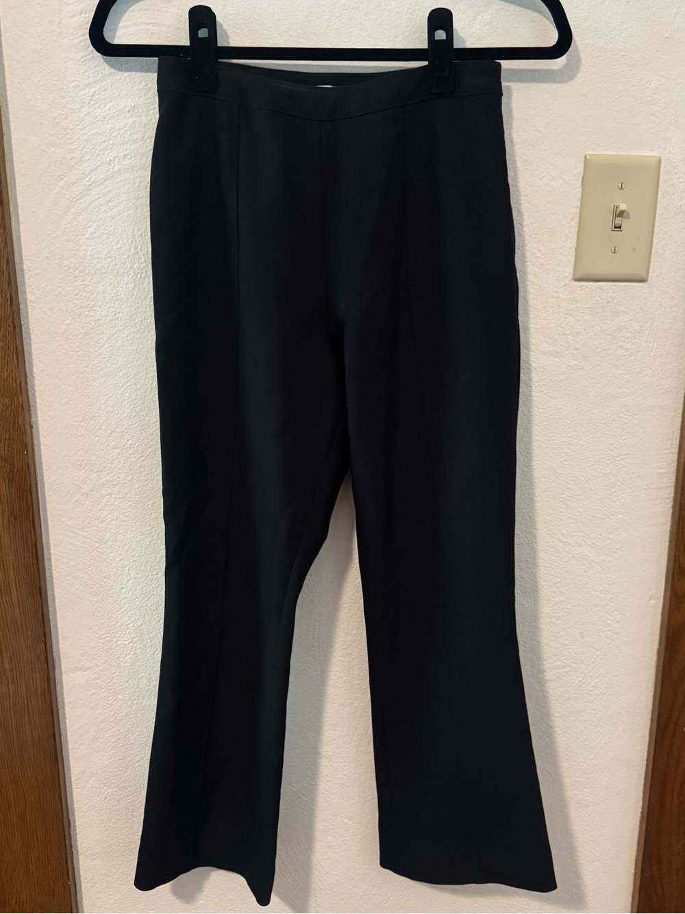 Cinq A Sept Black Onyx Cropped High Waisted Dress Pants 00 / XS